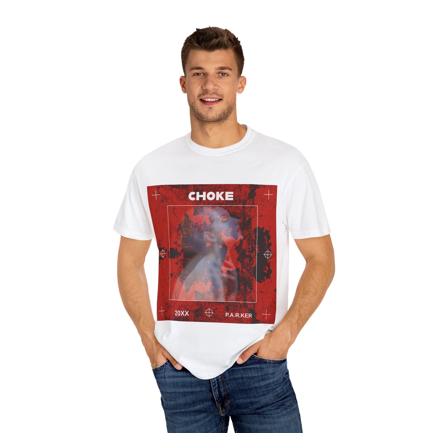 "CHOKE" - Unisex Garment-Dyed T-shirt