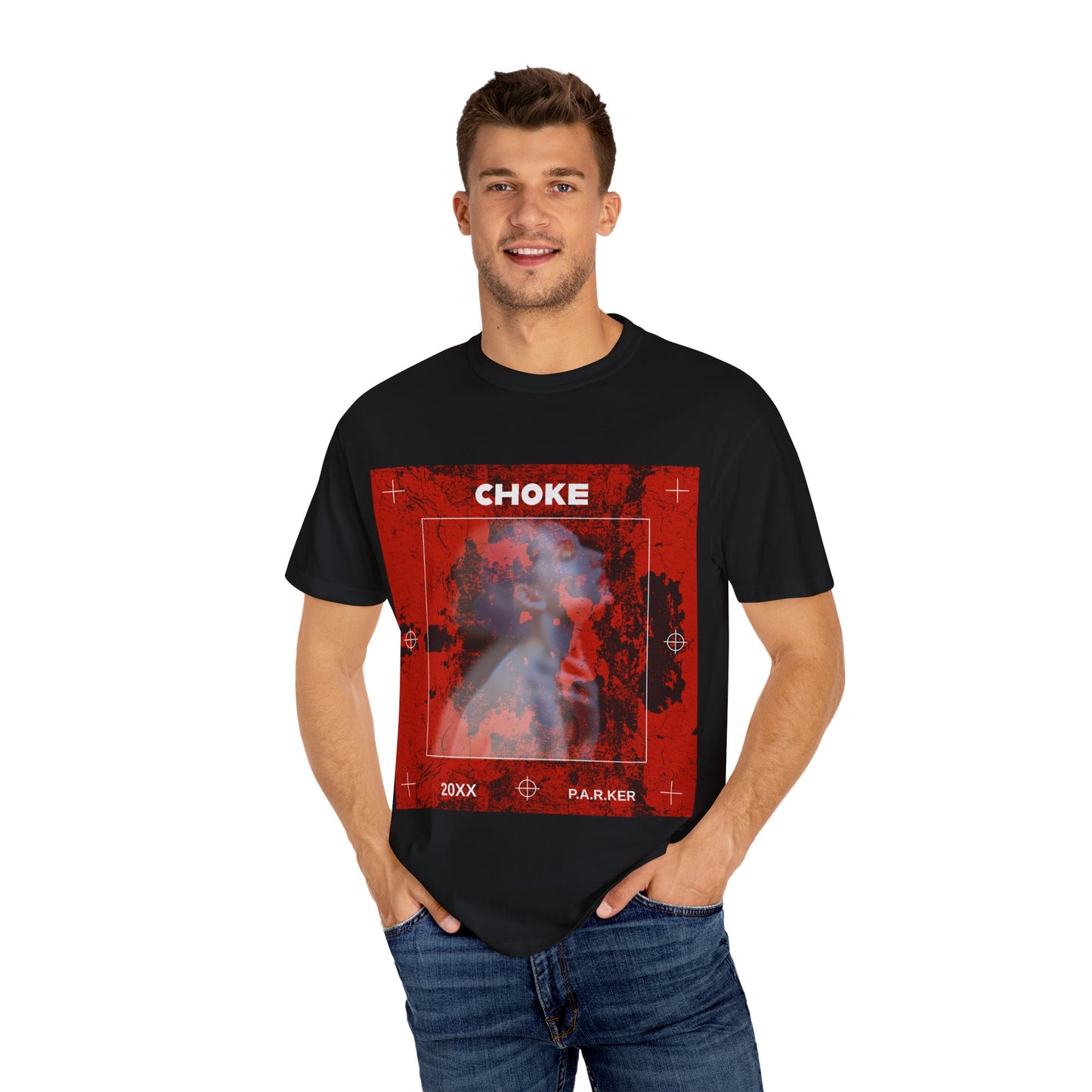 "CHOKE" - Unisex Garment-Dyed T-shirt