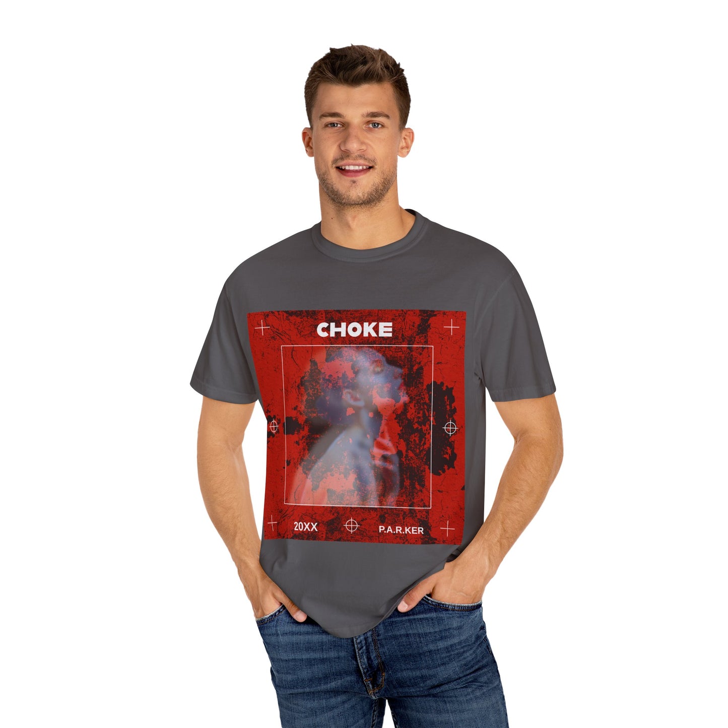 "CHOKE" - Unisex Garment-Dyed T-shirt