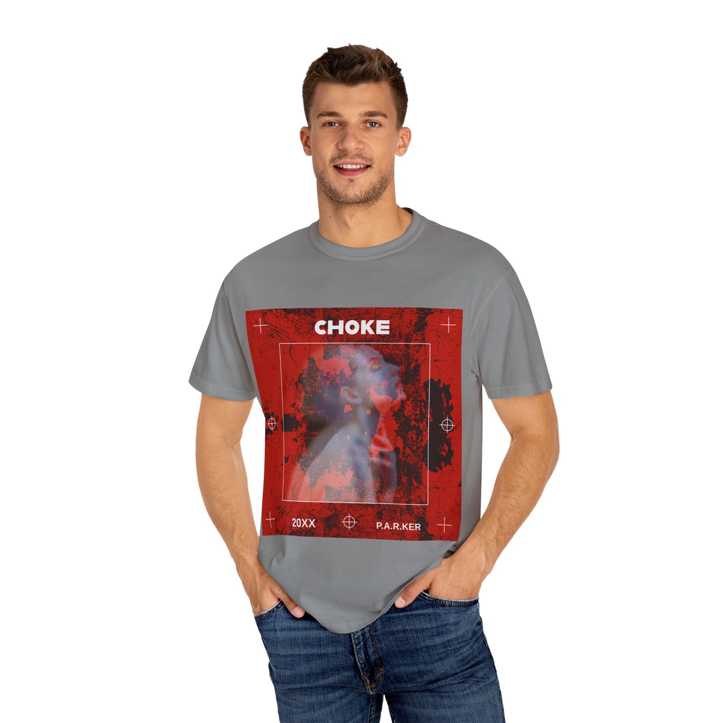 "CHOKE" - Unisex Garment-Dyed T-shirt