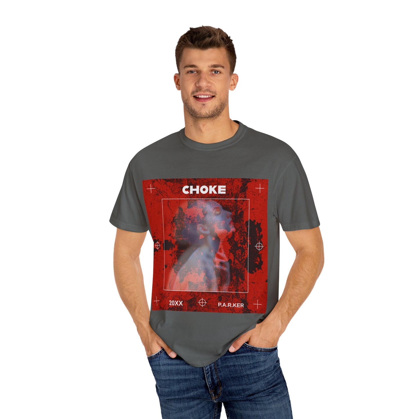 "CHOKE" - Unisex Garment-Dyed T-shirt
