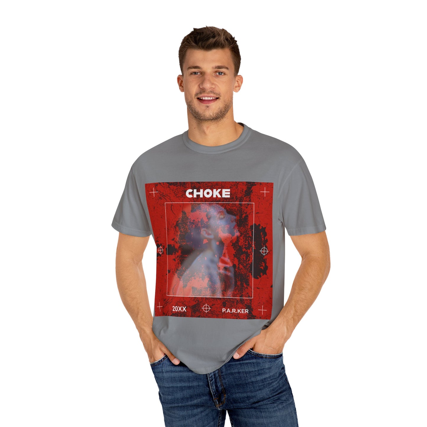 "CHOKE" - Unisex Garment-Dyed T-shirt